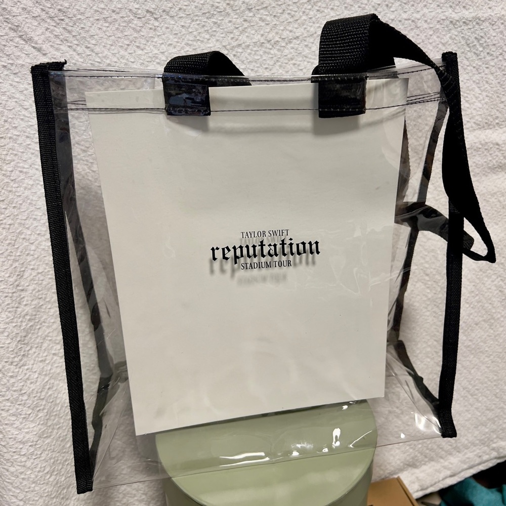 Taylor Swift Reputation Tour Clear Vinyl Tote Bag - Picture 4 of 7